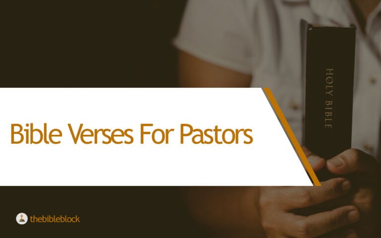 23 Bible Verses For Pastors – Bible Verses of Strength and ...