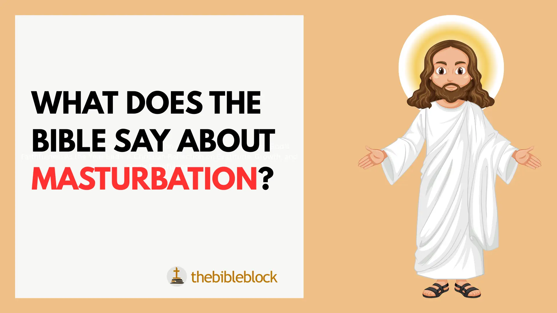 What Does the Bible Say About Masturbation? - thebibleblock.com