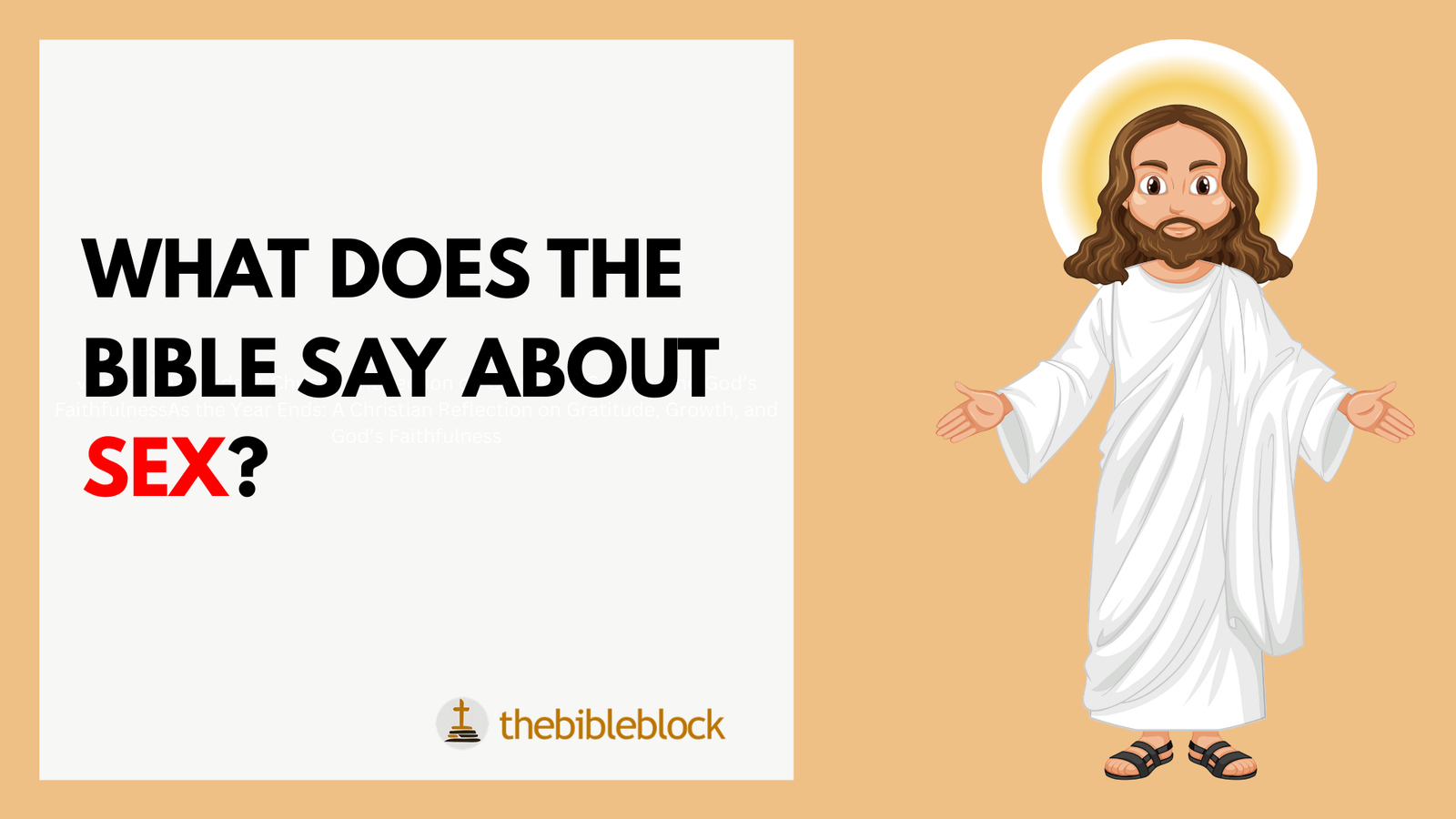 What Does The Bible Say About Sex? - thebibleblock.com